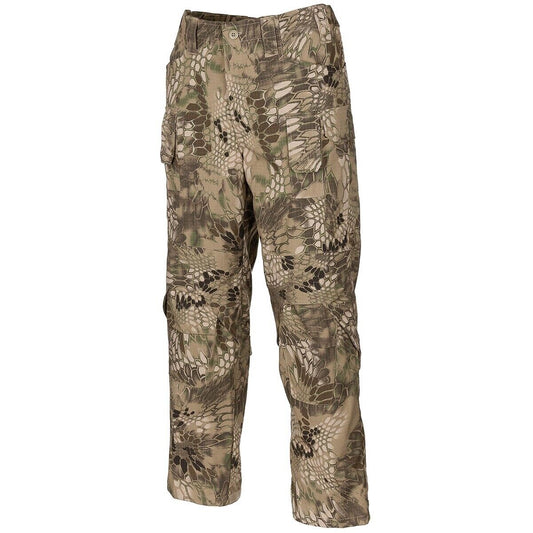 Military Combat Pants Mission Ny/Co Rip Stop Army Trousers Camo Snake FG