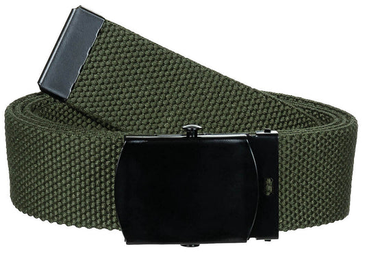 Web Belt Combat Tactical Elastic Material OD Green
