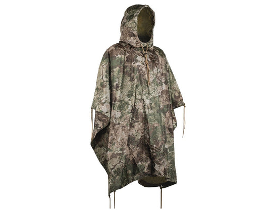 MIL-TEC Wasp II Weatherproof Rain Coat Hunting Wet Weather Poncho Ripstop Camo