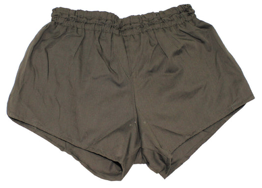 Original Austrian Military Sports Shorts With Inner Shorts OD Green New