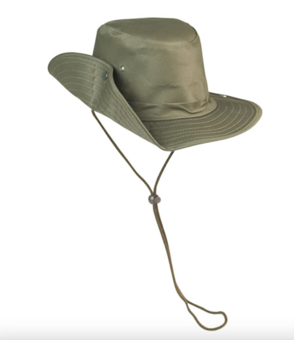 US Army Style Hat Weatherproof Breathable Trilaminat Boonie Bush Cap Olive