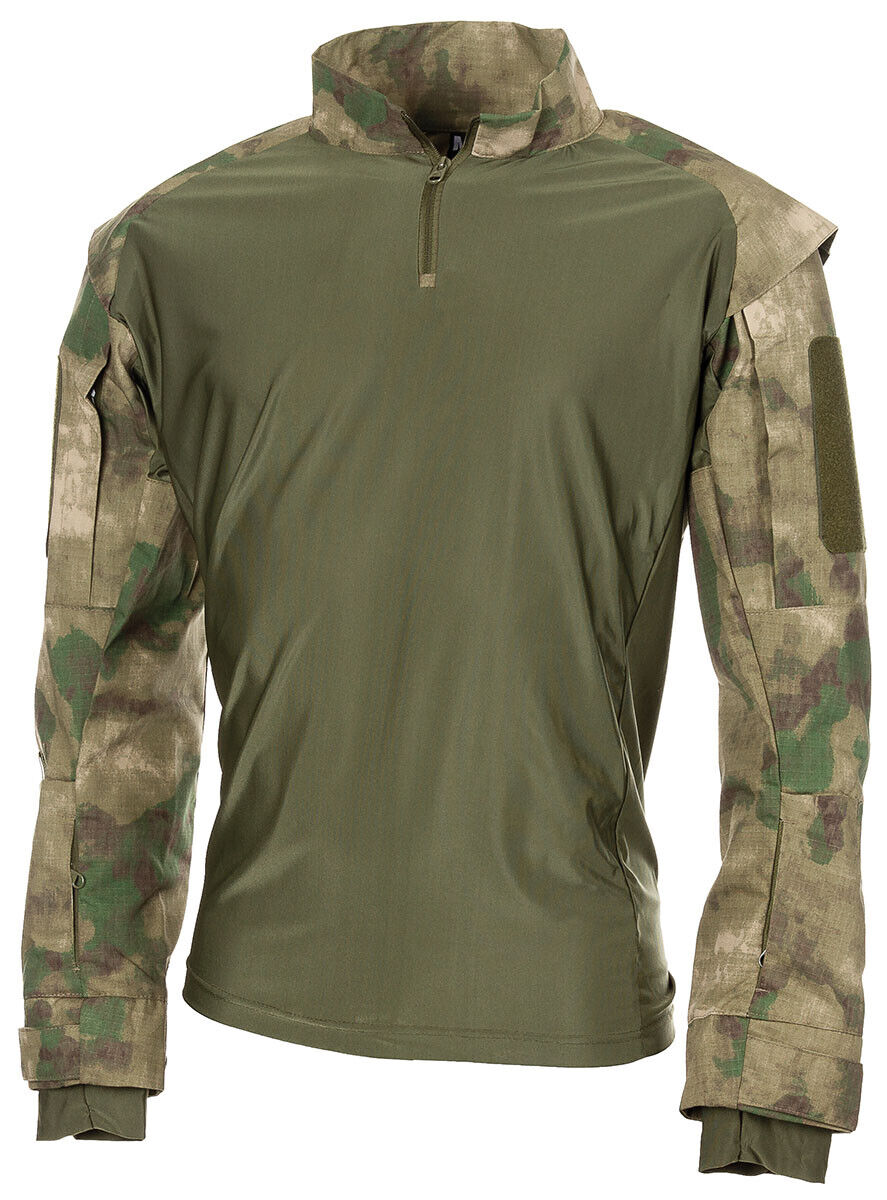 MFH Professional US Tactical Shirt Long-sleeved Hdt-camo Fg