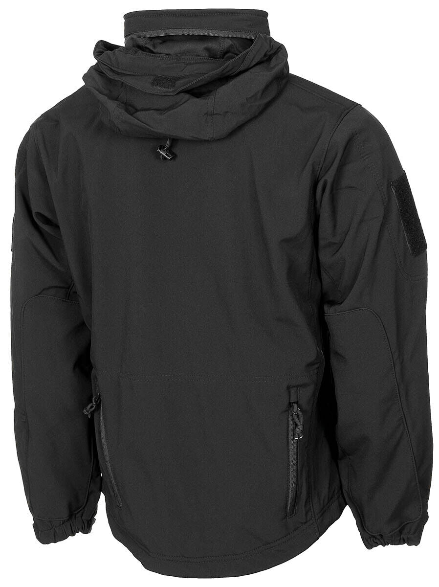 Scorpion Windproof Soft Shell Jacket Men's Army Security Military Combat Black