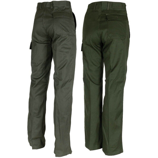 Original Belgian Army M64 Tactical Pants OD Green Military Surplus