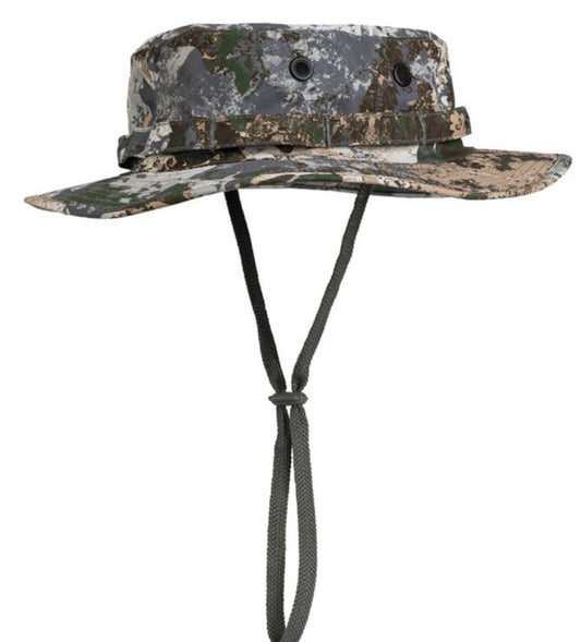US Army Style Hat Weatherproof Breathable Trilaminat Boonie Summer Cap Wasp Camo
