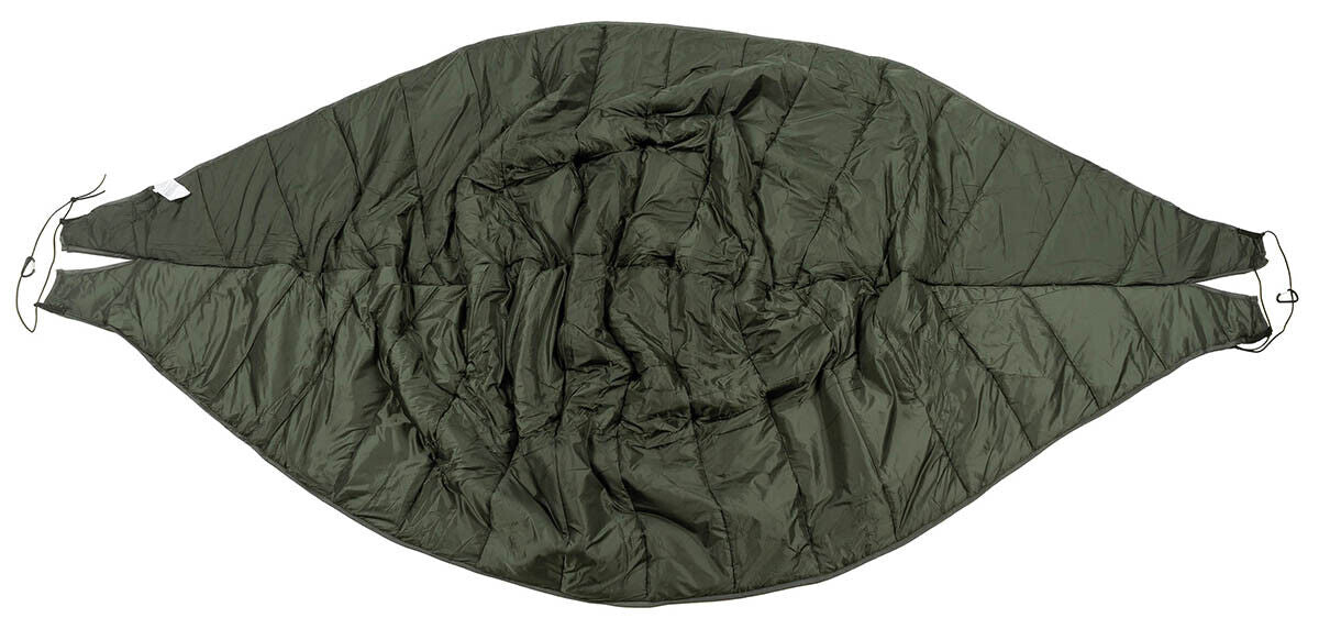 Hammock Outdoor Camping Insulation Underquilt OD Green ca. 245 x 70 cm
