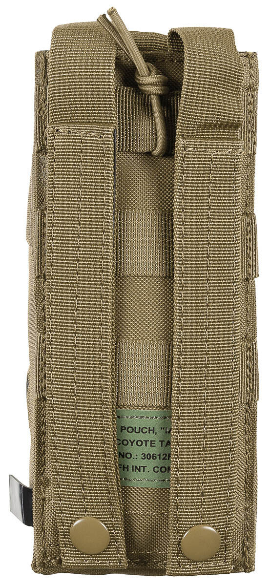 Pouch Radio Bag Round Military Army Style MOLLE Coyote Tan