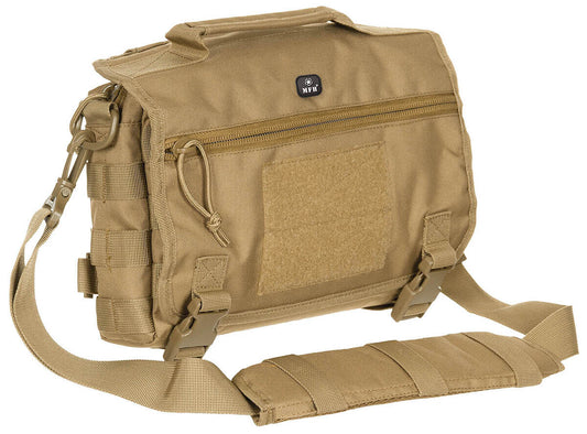Shoulder Bag Military Army Combat Style Deluxe Adjustable MOLLE Coyote Tan