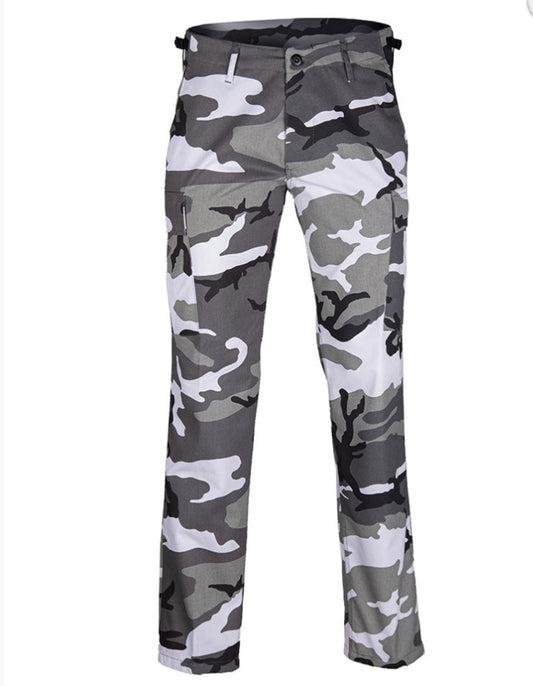 US Army Trousers Rangers Hunting Trekking BDU Military Style Pants Urban Camo