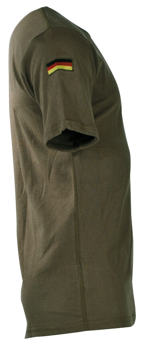 Bundeswehr Army Undershirt Tropical OD Green Loop Panels German Flag