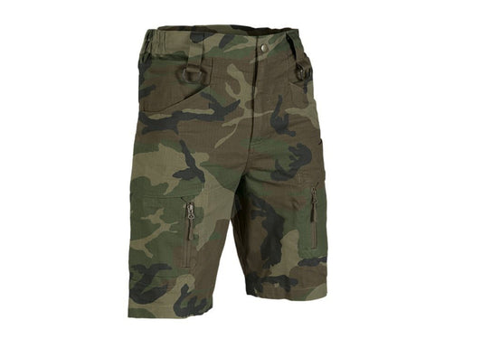 MIL-TEC Ranger Elastic Assault Army Style GymTraining Shorts Woodland