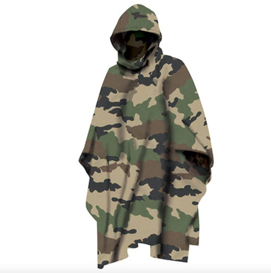 MIL-TEC Weatherproof Rain Coat Hunting Wet Weather Poncho Ripstop CCE Camo