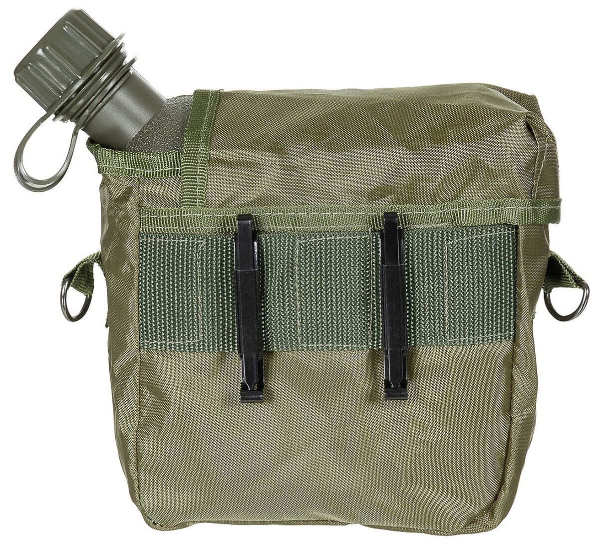 US Army Military Canteen Angular With Cover OD Green