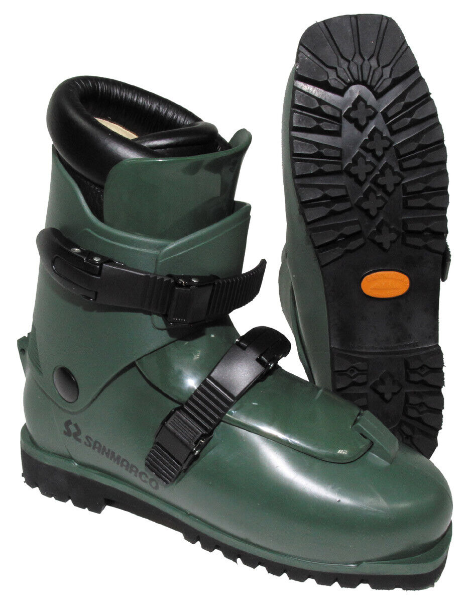 Original Italian Army Mountain Ski Hkiking Boots S2 SANMARCO Size US9 EU43