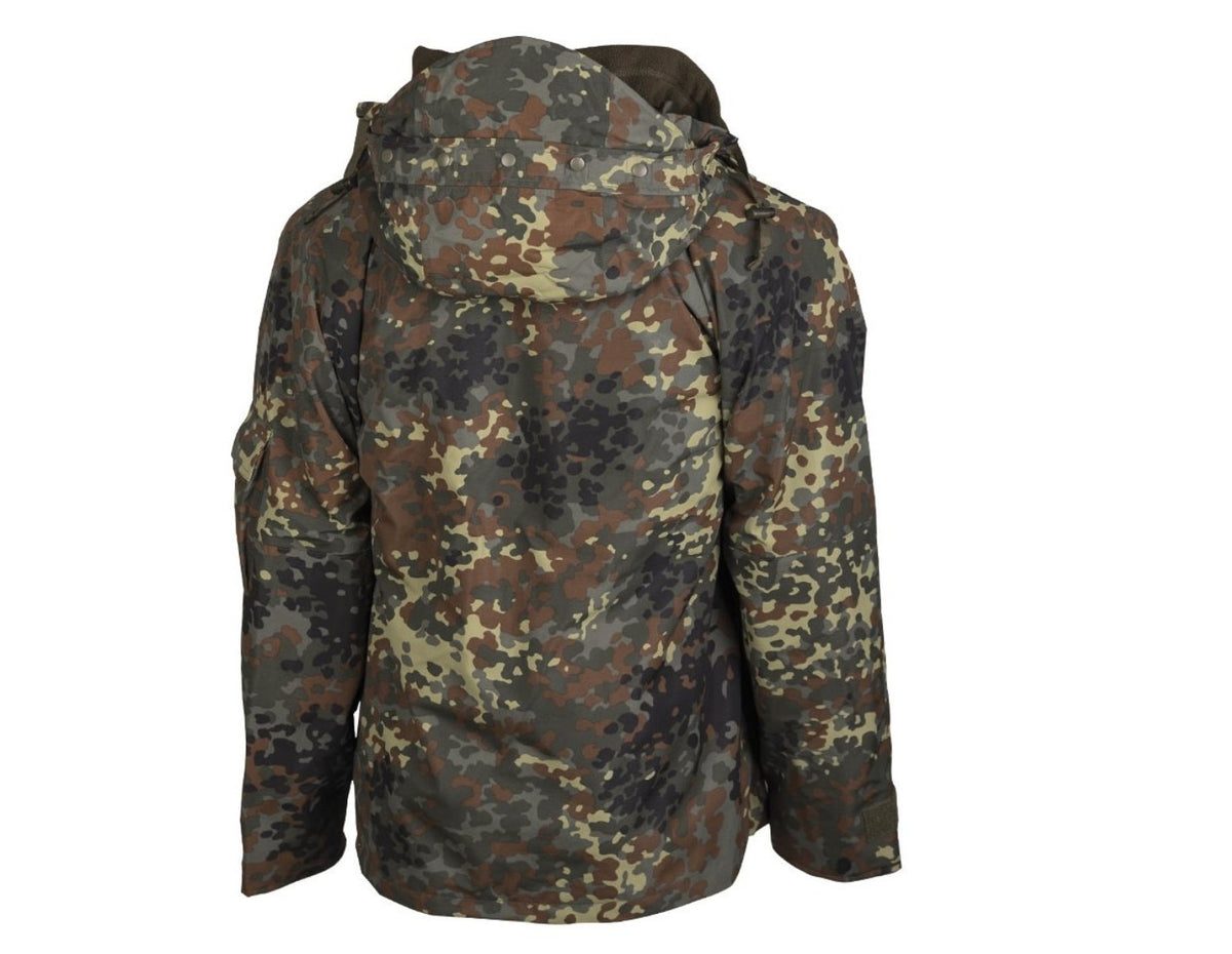 Mil-Tec Flectar Wet Weather Jacket with Fleece Liner Flecktarn