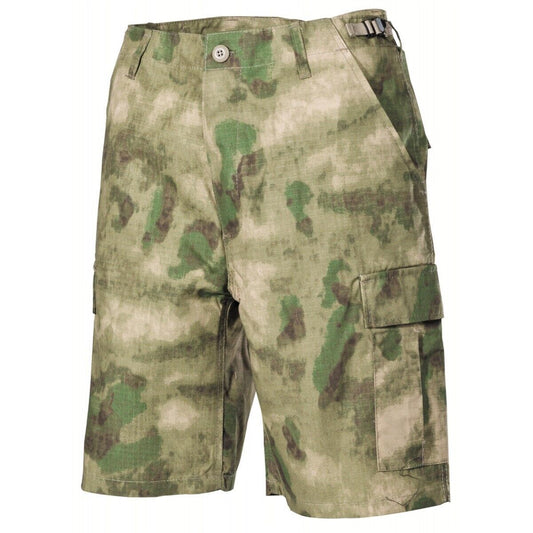 Bermuda Shorts Men's Military Army BDU Leg Pockets Rip Stop HDT Camo FG