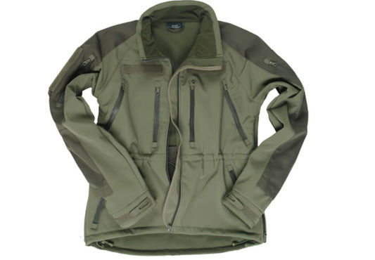 MIL-TEC Military Advanced Softshell Jacket Tactical Combat Airsoft OD Green