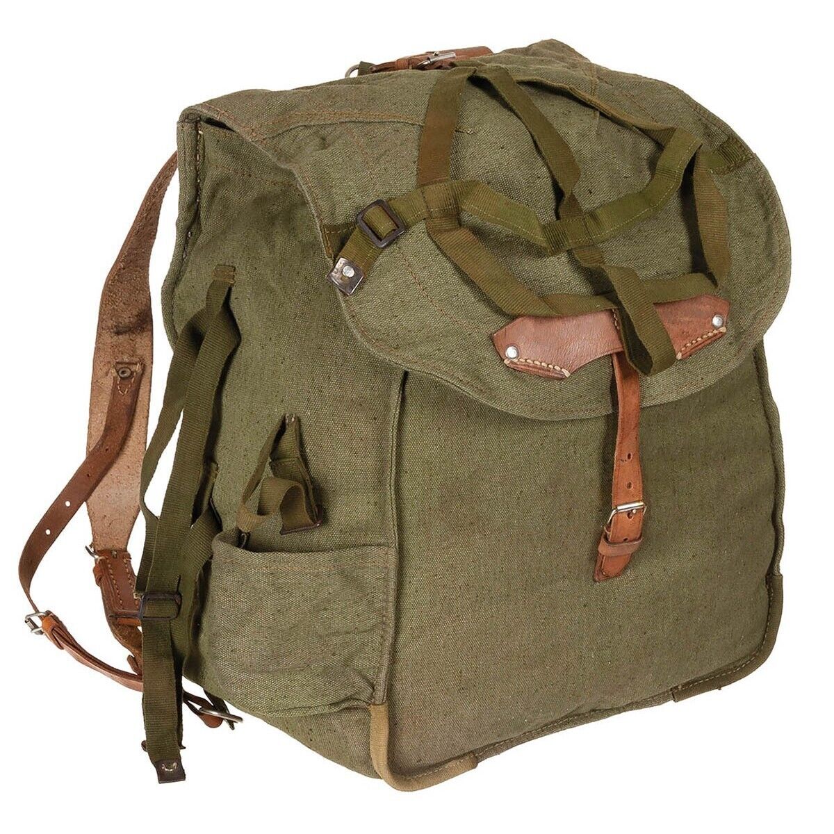 Original Romanian Vintage Backpack Blue Military Surplus Retro Gear 30L