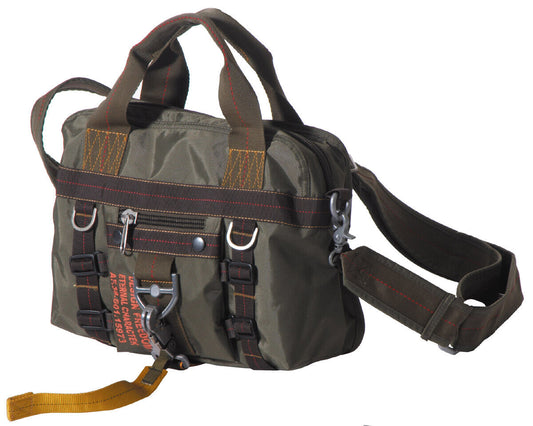 Small PT Handbag OD Green Adjustable Strap with Carabiner Carrying Handles