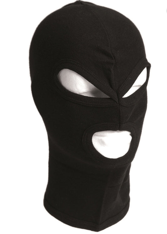 Army Military Tactical Combat Flexible Balaclava 3 Holes Black