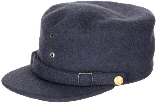 Original Swedish Army Military Retro Vintage Mountain Blue Cap Size 56