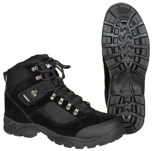 Black Combat Boots High-Quality HBR Membrane Waterproof Breathable Quick-Drying