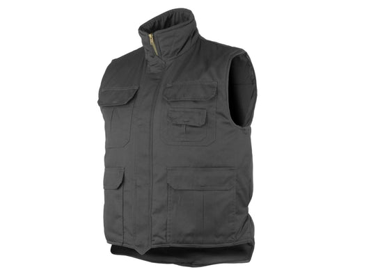 Military Style Outdoor Ranger Vest Padded Multi Pocket Hunting Gilet Black