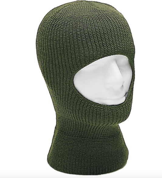 Army Military Tactical Combat Flexible Balaclava 3 Holes OD Green