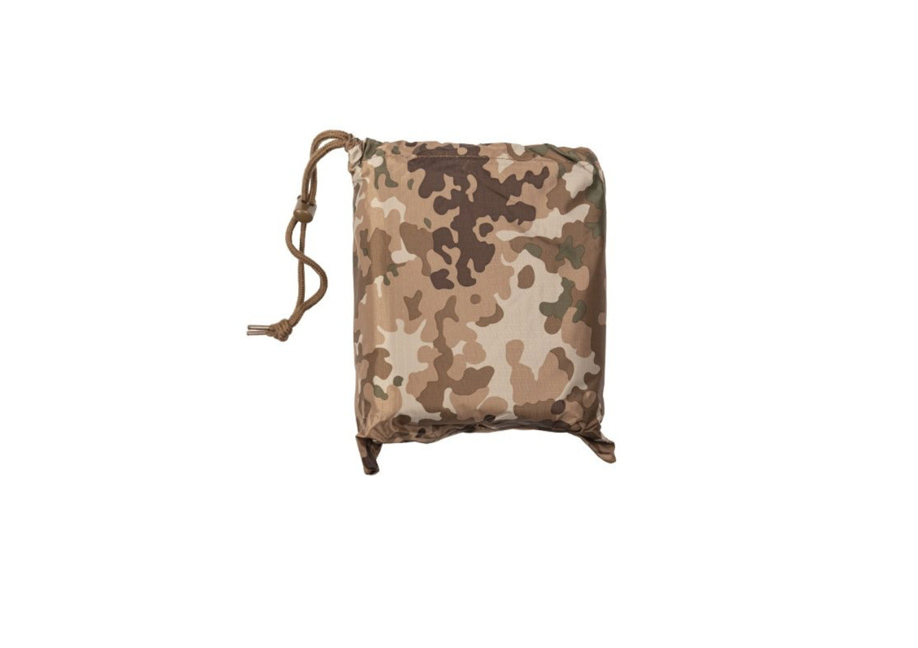 MIL-TEC Weatherproof Rain Coat Hunting Wet Weather Poncho Ripstop Arid Flecktarn