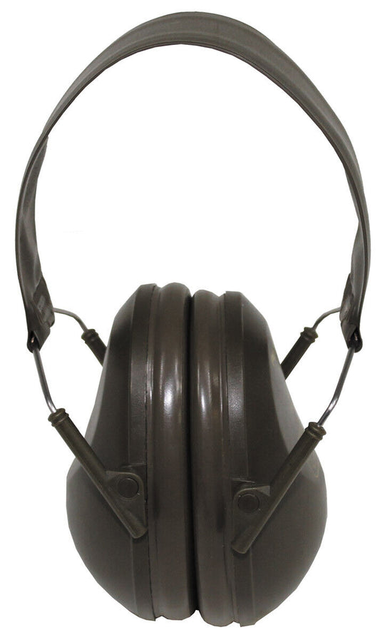 Original British Army Military GB Ear Protection Foldable Universal Used