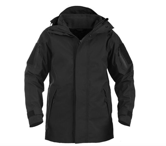 MIL-TEC Military Army Wet Weatherproof Jacket Fleece Liner Gen II Black