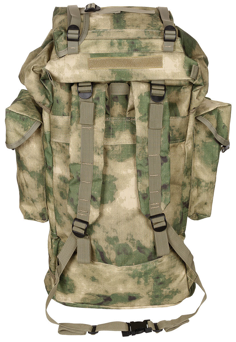 German Army 65L Combat HDT-FG Camo Backpack Bundewehr  MFH Tactical Airsoft