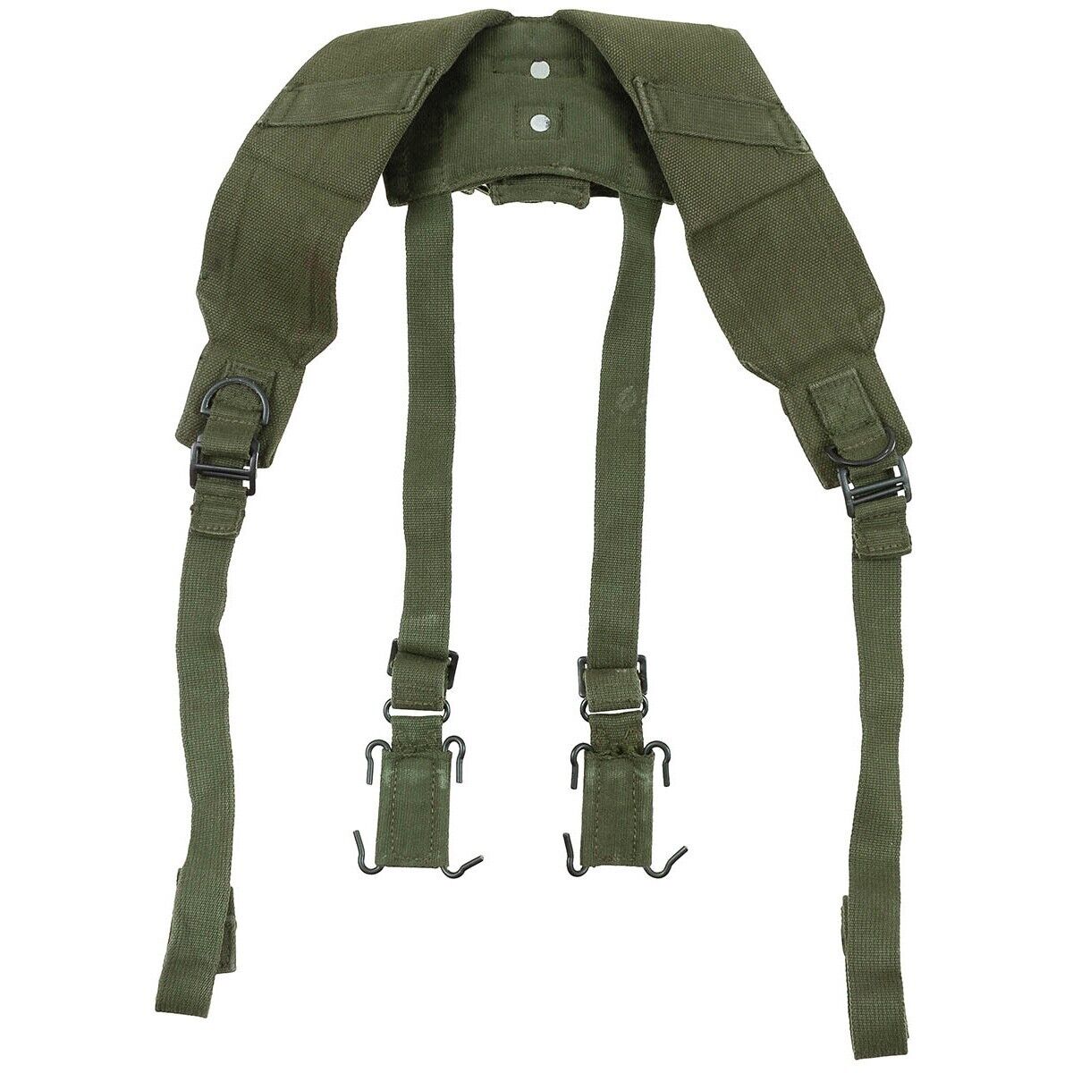 Original British Army Yoke M58 Canvas OD Green Military Surplus Used