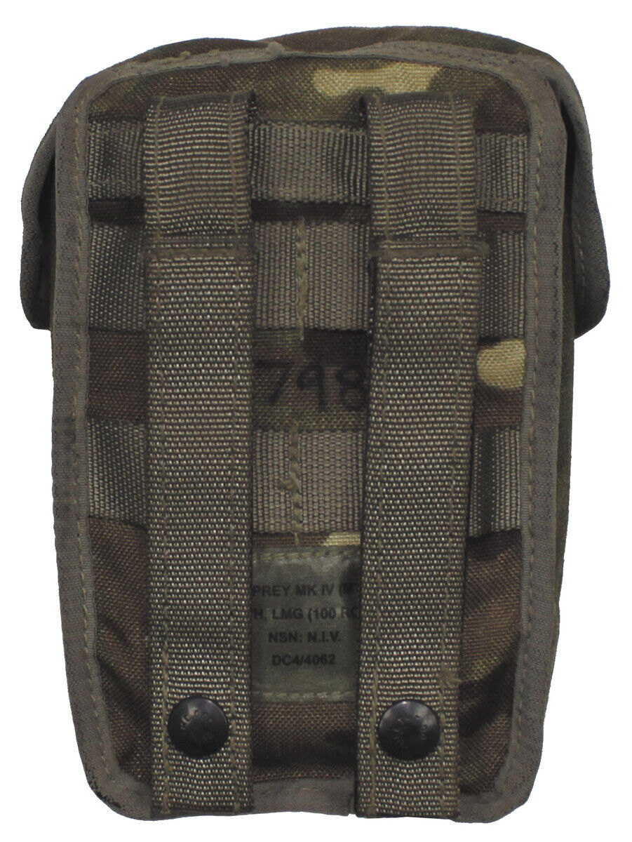 GB Original Military Army Round Pouch LMG 100 Osprey MK I MTP New