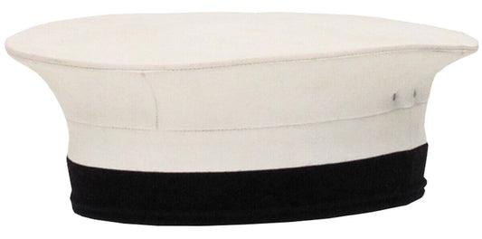 Original British Army GB Navy Hat White Cap Used