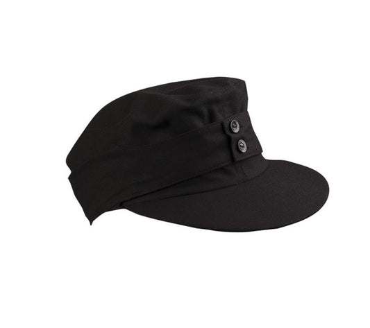 Army Style Military M43 Field Moleskin Mountain Cap Black