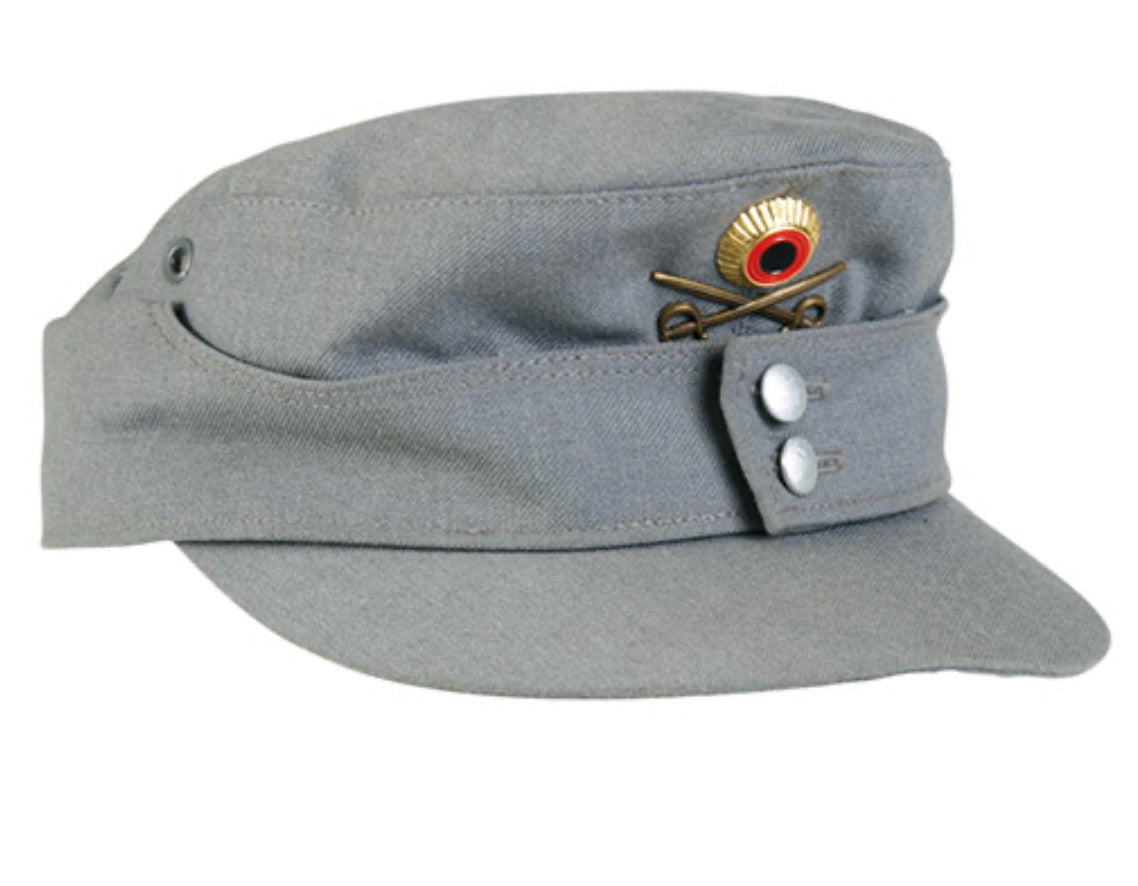 Genuine German Army Grey Mountain Troop Hat  Vintage Military Surplus Used