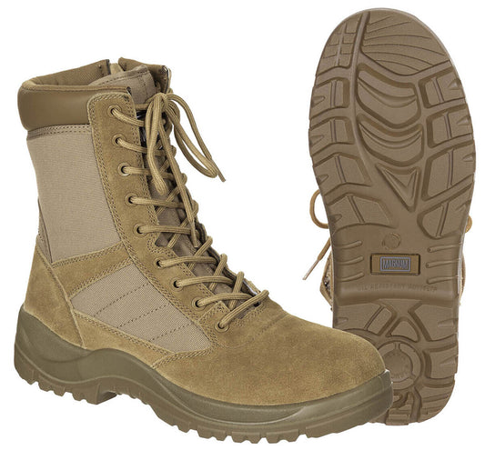 MAGNUM Centurion 8.0 SZ Combat Boots Coyote Lightweight Slip Resistant Outsole