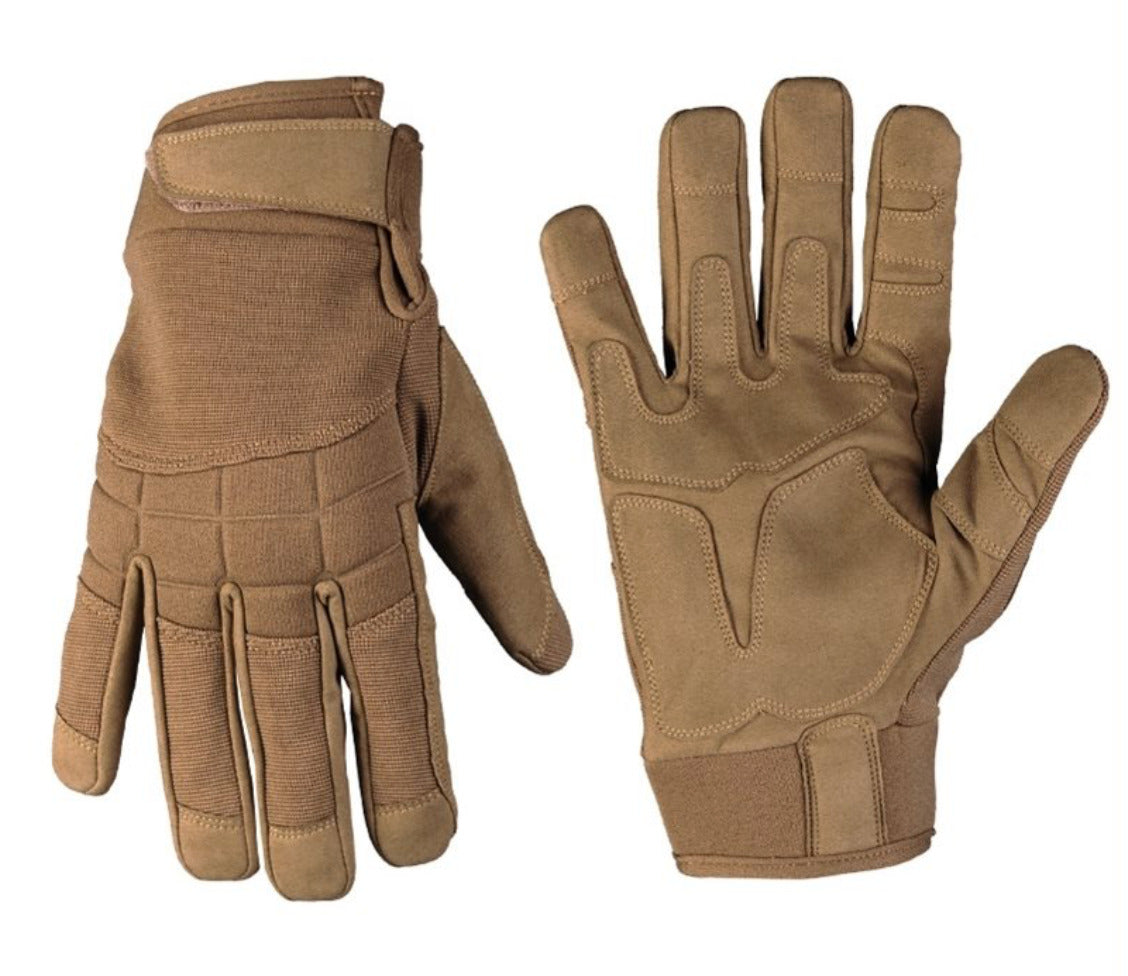 Army Style Military Action Gloves Tactical Protection Combat Assault Coyote