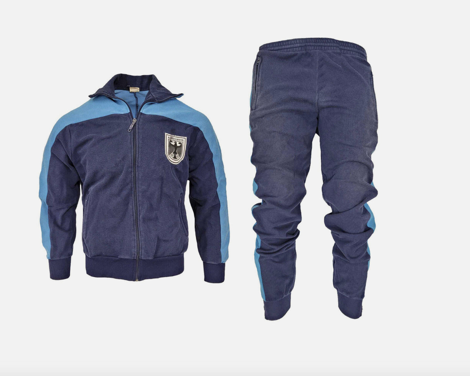 Original German Army Bundeswehr Military Sports Tracksuit Sportswear Vintage