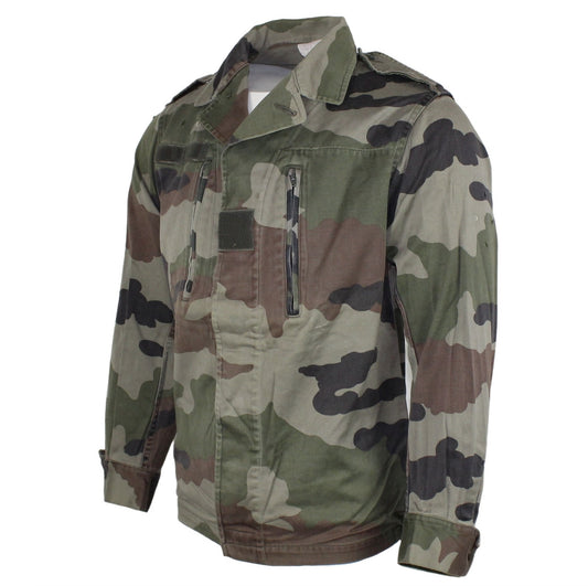 Genuine French Army F2 Combat Jacket Fatigue CE Camo Military Issue Surplus Used