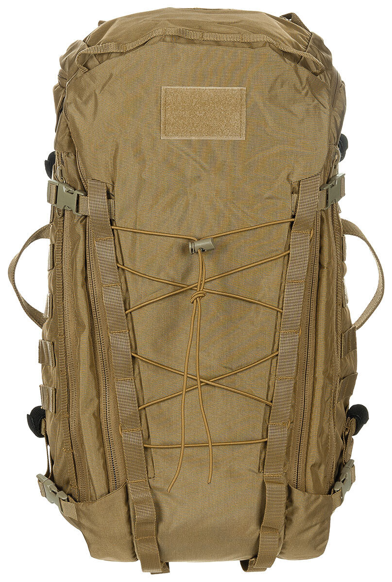 Mission 30 Coyote Tan Cordura Backpack Adjustable Straps Lid Pocket Molle MFH