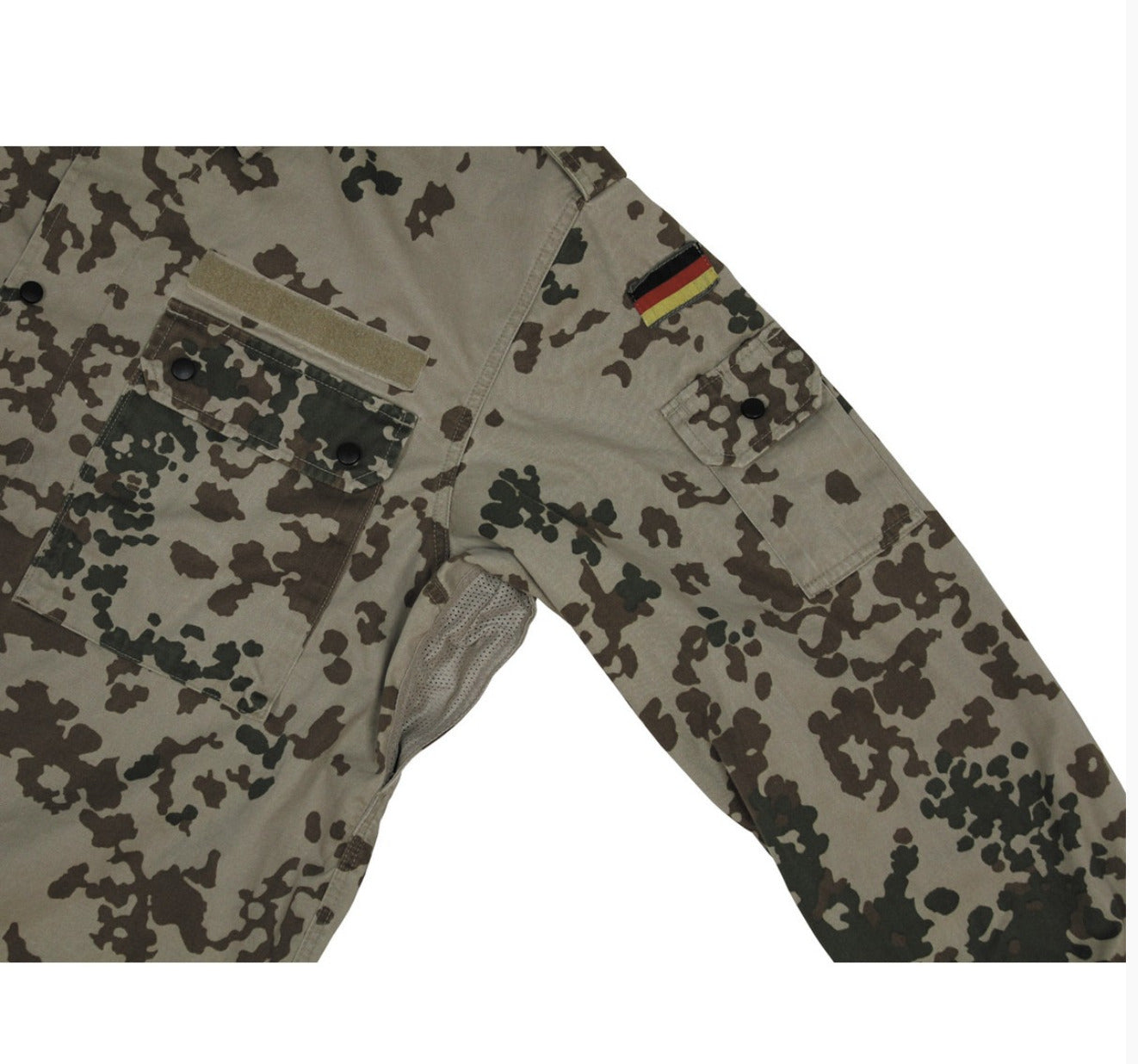 Original German Army Field Jacket Desert Tropic Combat Bundeswehr Camo Used