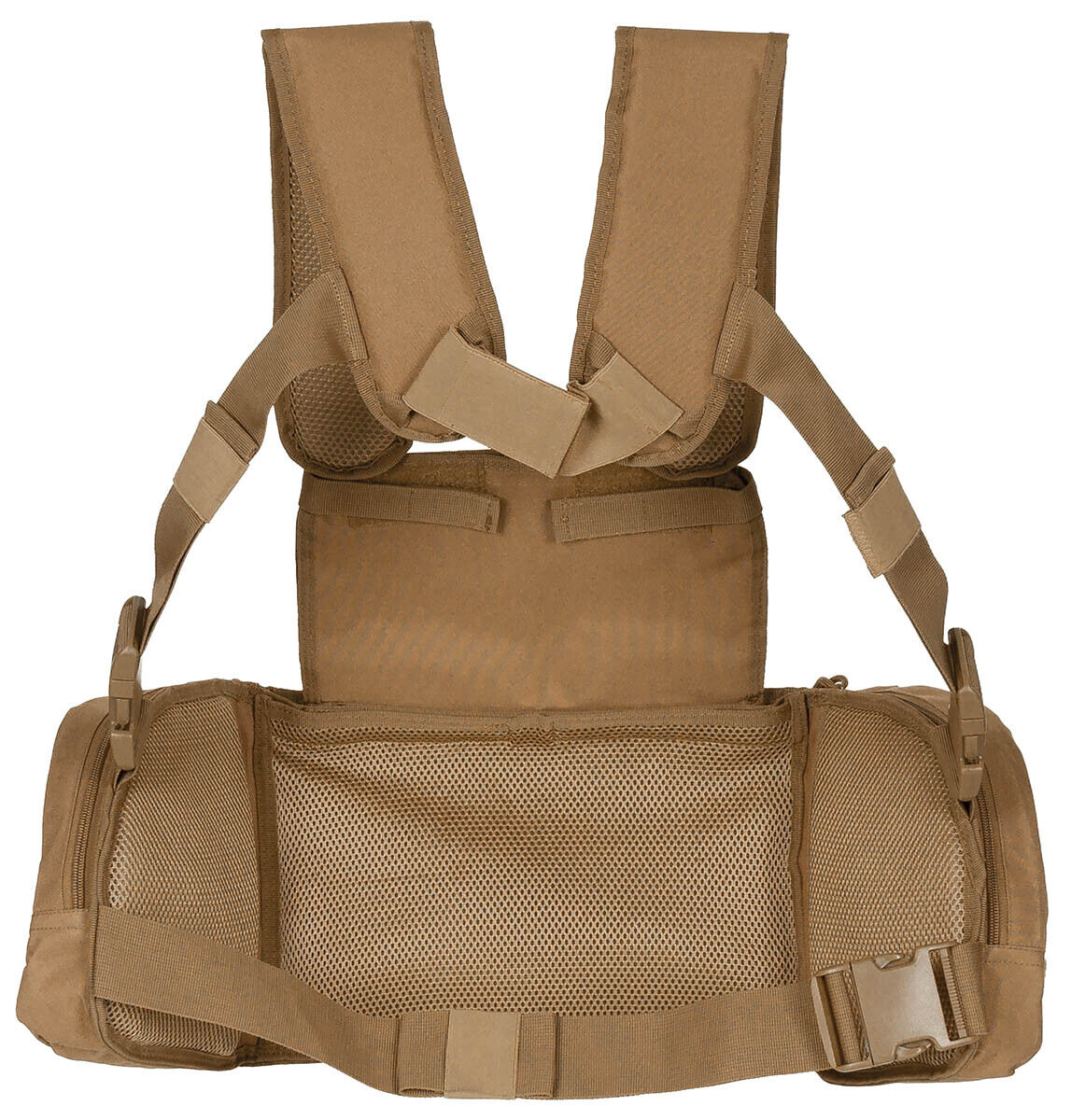Vest With Modular System Chest Rig Light Tactical Combat Mission Coyote Tan