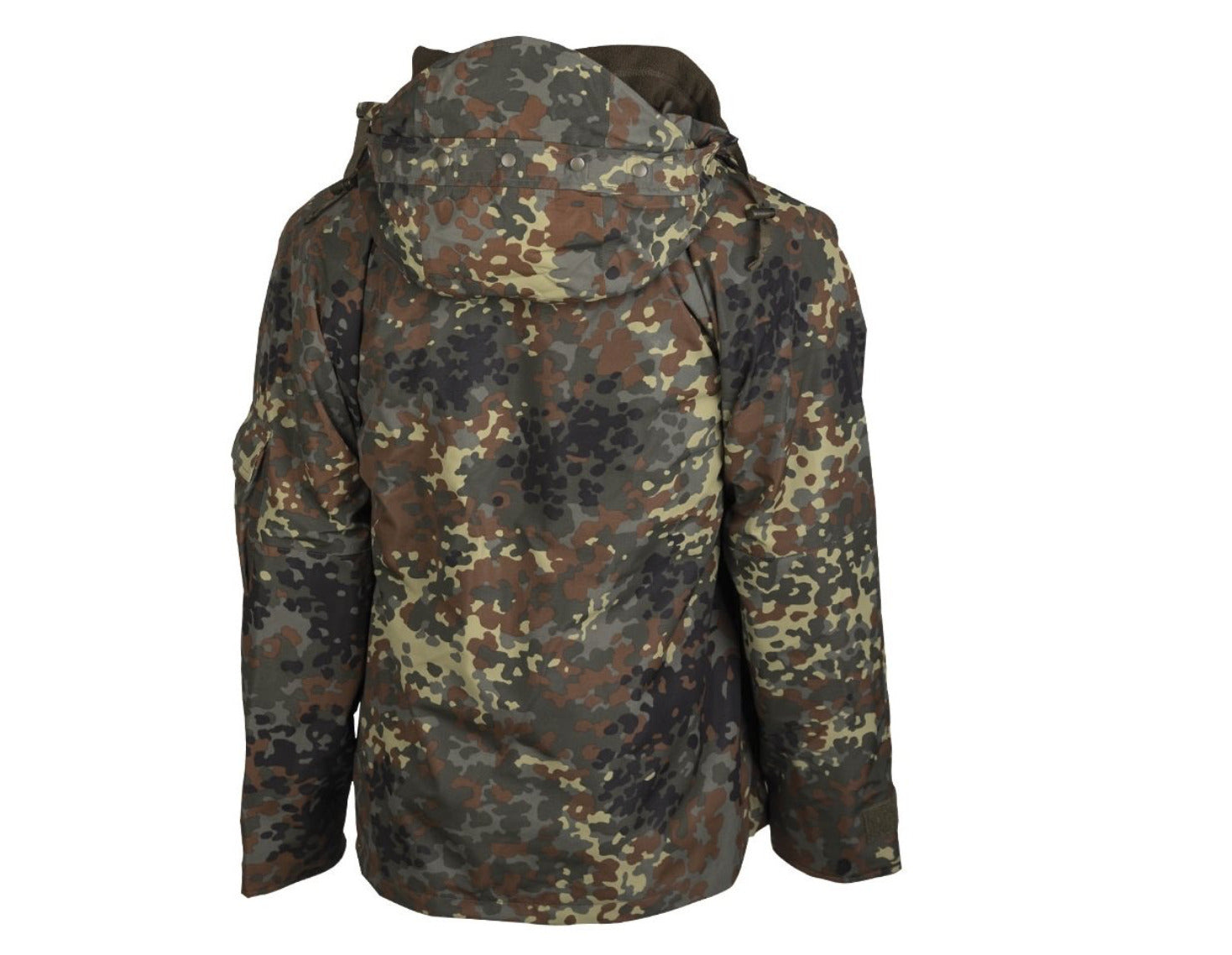 MIL-TEC Weatherproof Jacket Military Army Hunting Wet Weather w/Fleece Flecktarn