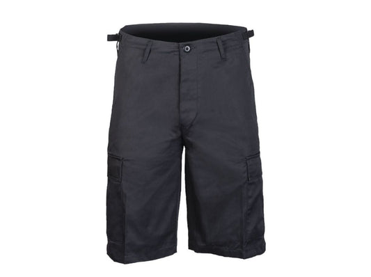 MIL-TEC US BDU Shorts Bermuda Army Patrol Outdoor Hunting Fishing Black