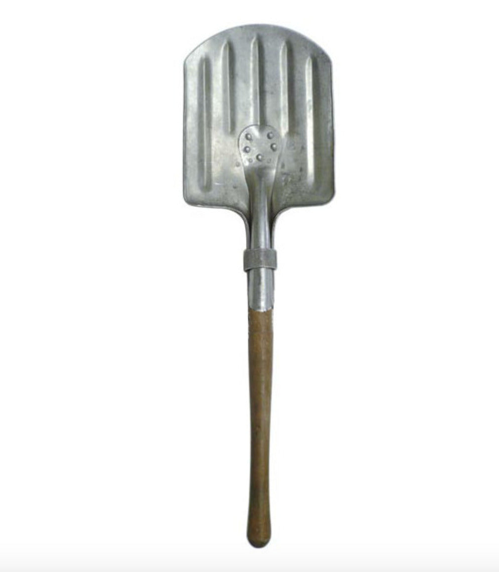 Swiss Aluminum Snow Shovel Divided Vintage Military Surplus Compact Used