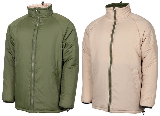 GB British Army Jacket Thermal Man Reversible Mountain Trekking Green OD Khaki