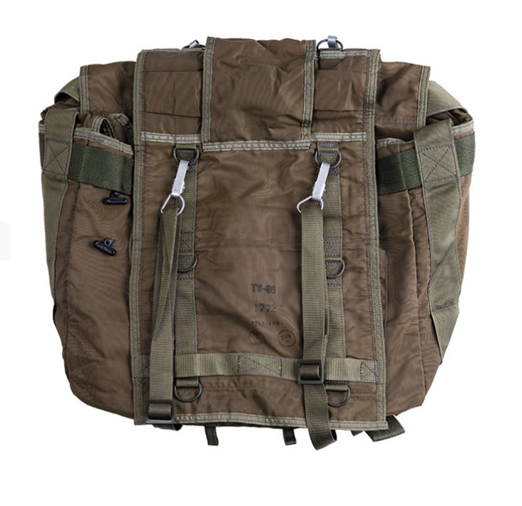 Czech Army OD Backpack Para Vintage Military Surplus Durable Used