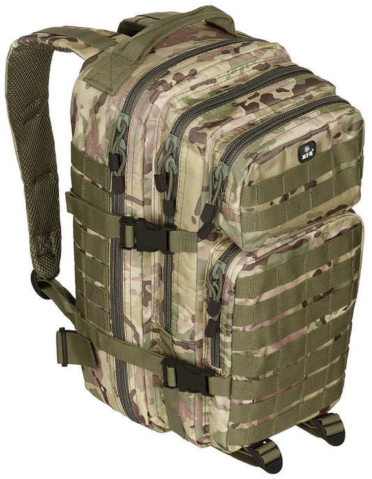 US 30L Backpack Assault I Tactical MOLLE Operation Camo Airsoft MFH Brand